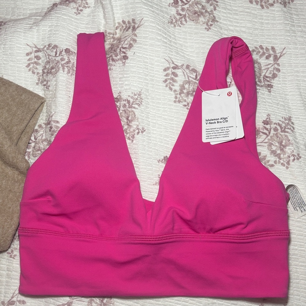 lululemon athletica Vibrant Pink Sports Bra
